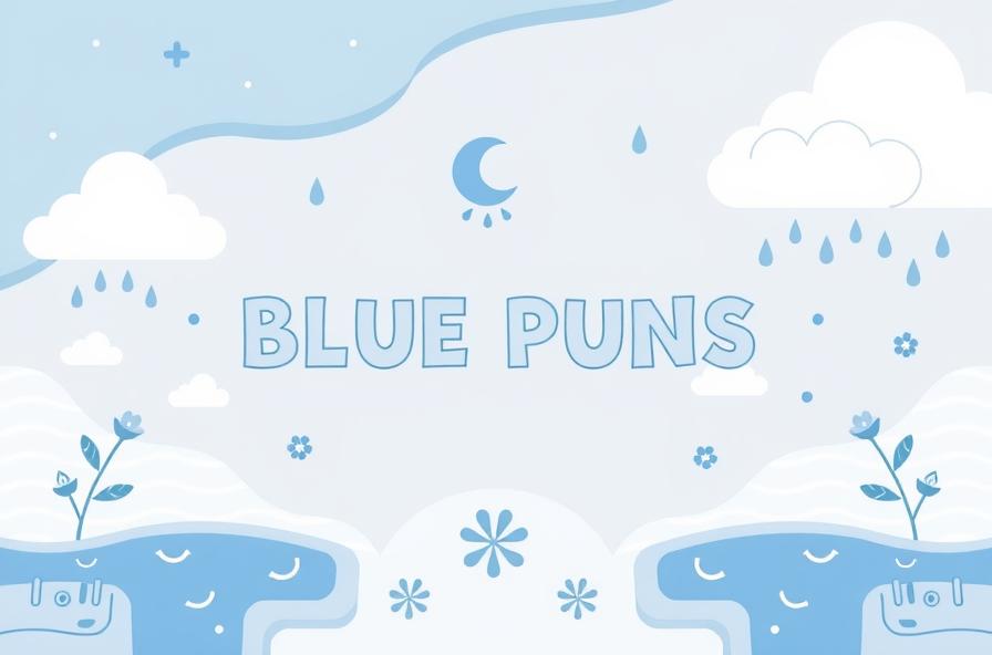 blue puns