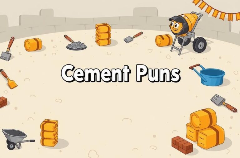 cement puns