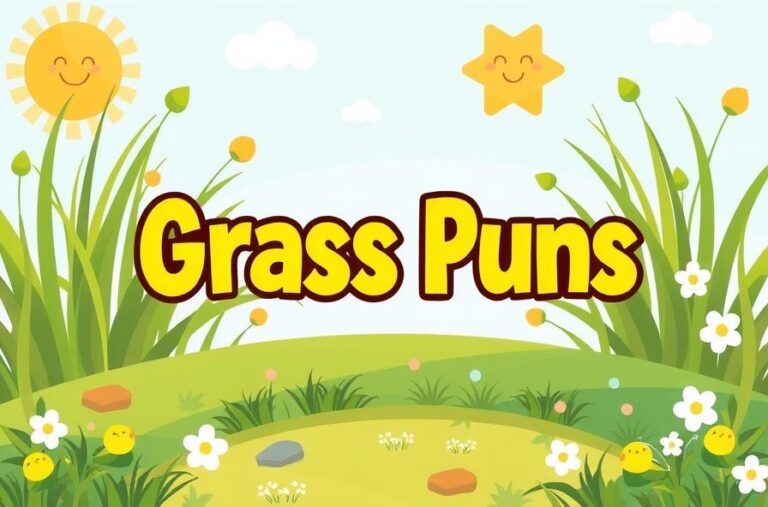 grass puns