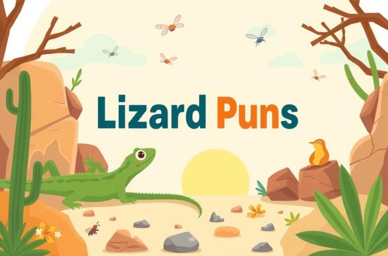 lizard puns