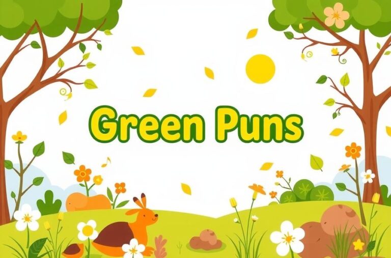 green puns