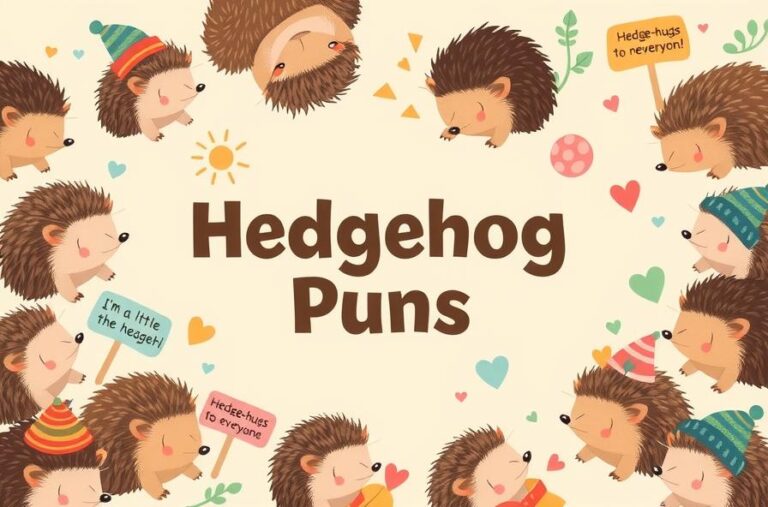 hedgehog puns