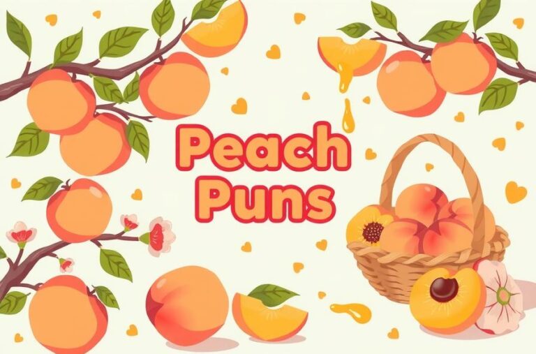 peach puns