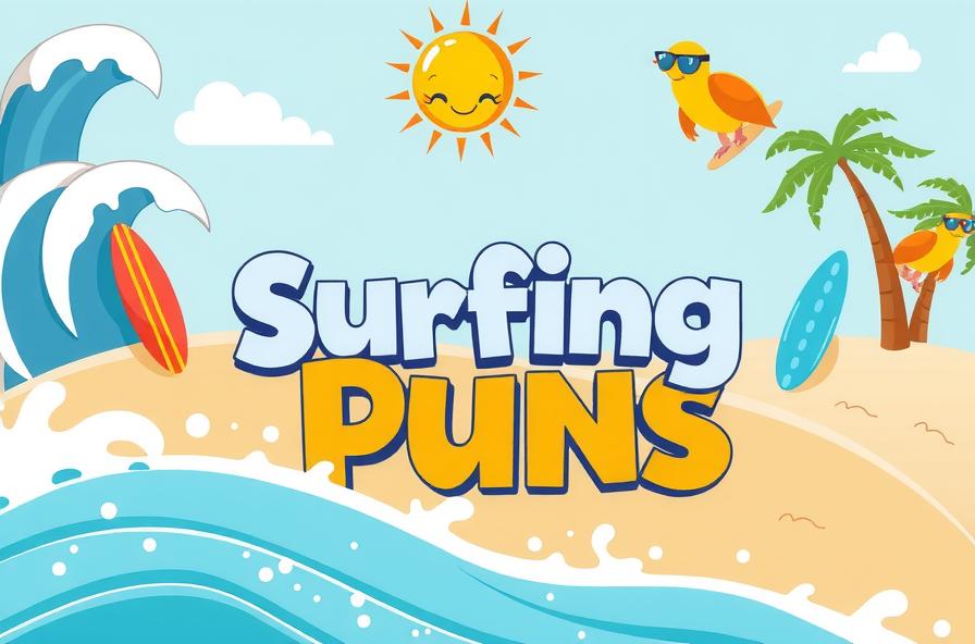 surfing puns