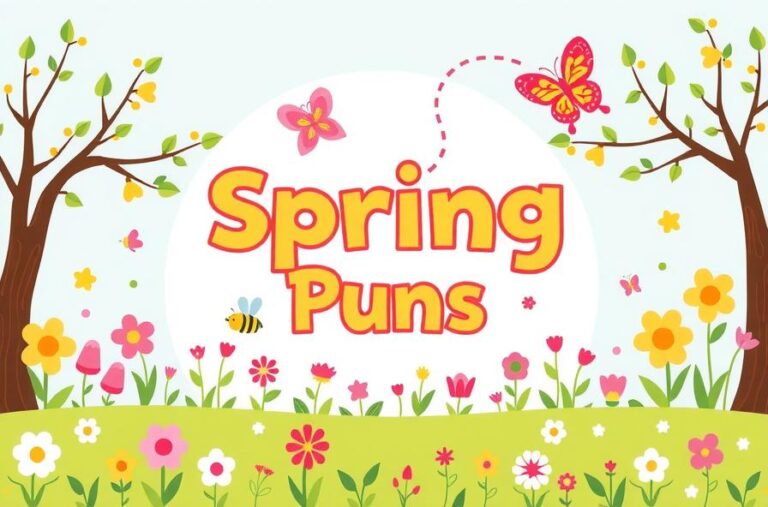 spring puns